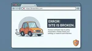 undefined headline website error