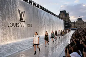 Louis Vuitton Responds to Sustainability Questions Over Paris Fashion Week Set